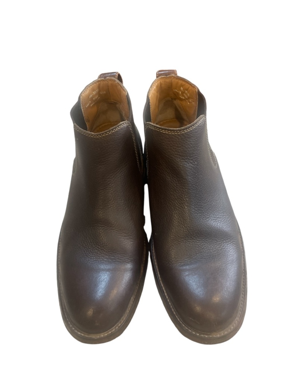 Johnston & Murphy Dark Brown Leather Boots Size 9.5